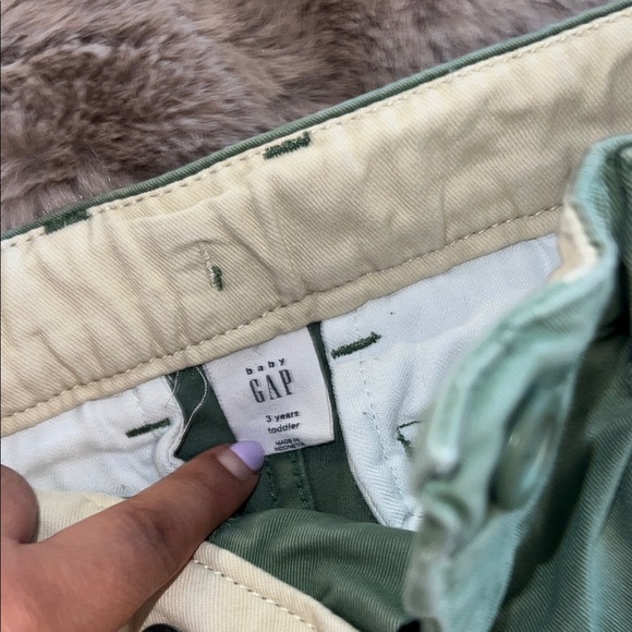 GAP Olive Green Toddler Pants - Picture 2 of 4